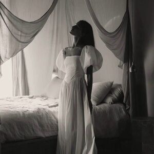 Dreamy Caroline Constas White Gown